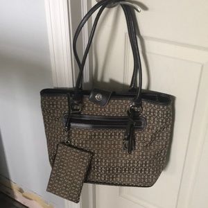Giani Bernini Tan & Brown Handbag
